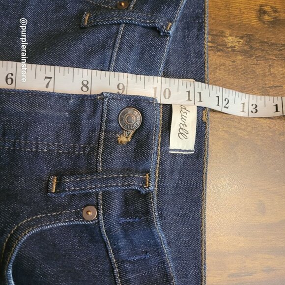 Madewell Jeans Size 28 Skinny 9" Woodland Wash MA938 Tummy Control Stretch - Picture 10 of 12
